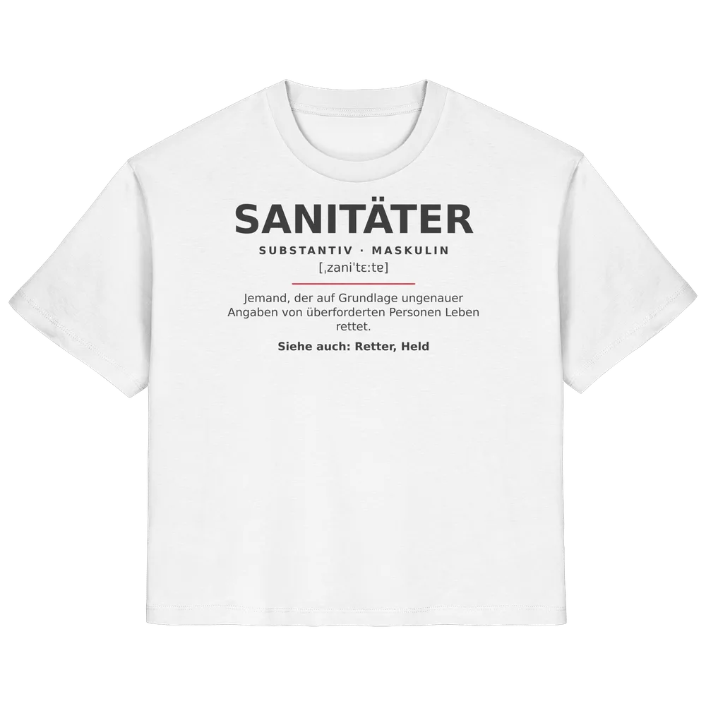 Sanitäter — Ladies Organic Shirt in White von Personal Paramedic