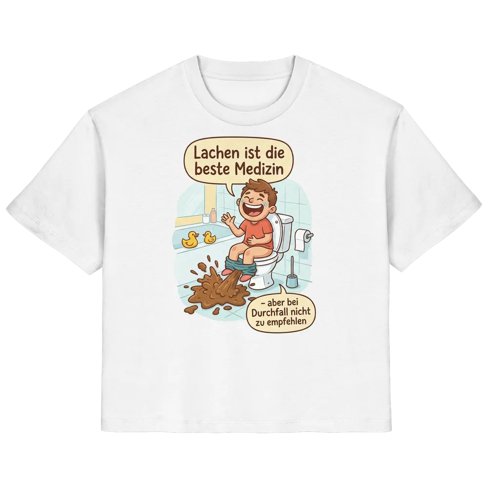 Lachen ist die beste Medizin - Medizinhumor — Shirt (tailliert) in White von Personal Paramedic