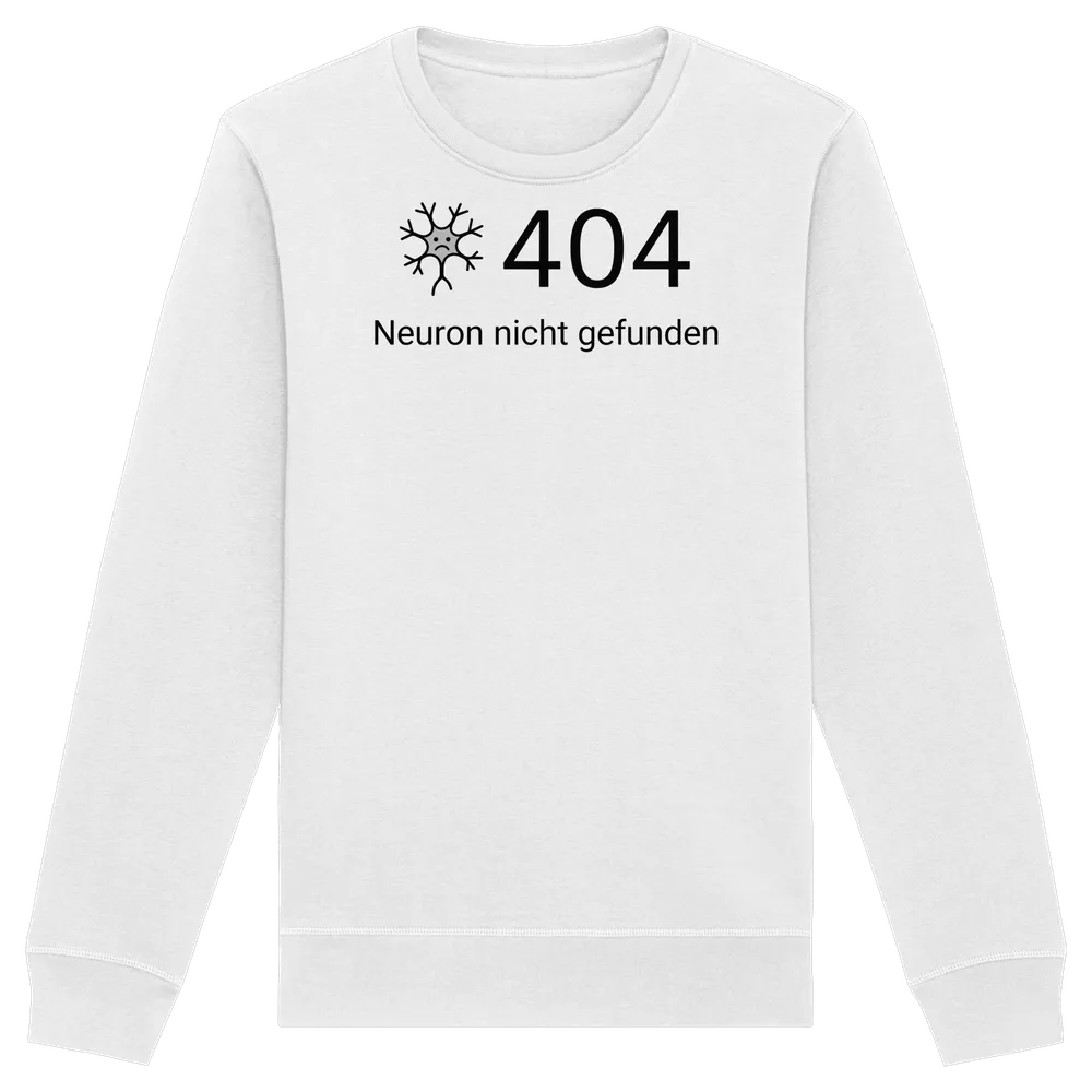 Error: 404 Neuron nicht gefunden - Medizinhumor — Sweatshirt in White von Personal Paramedic