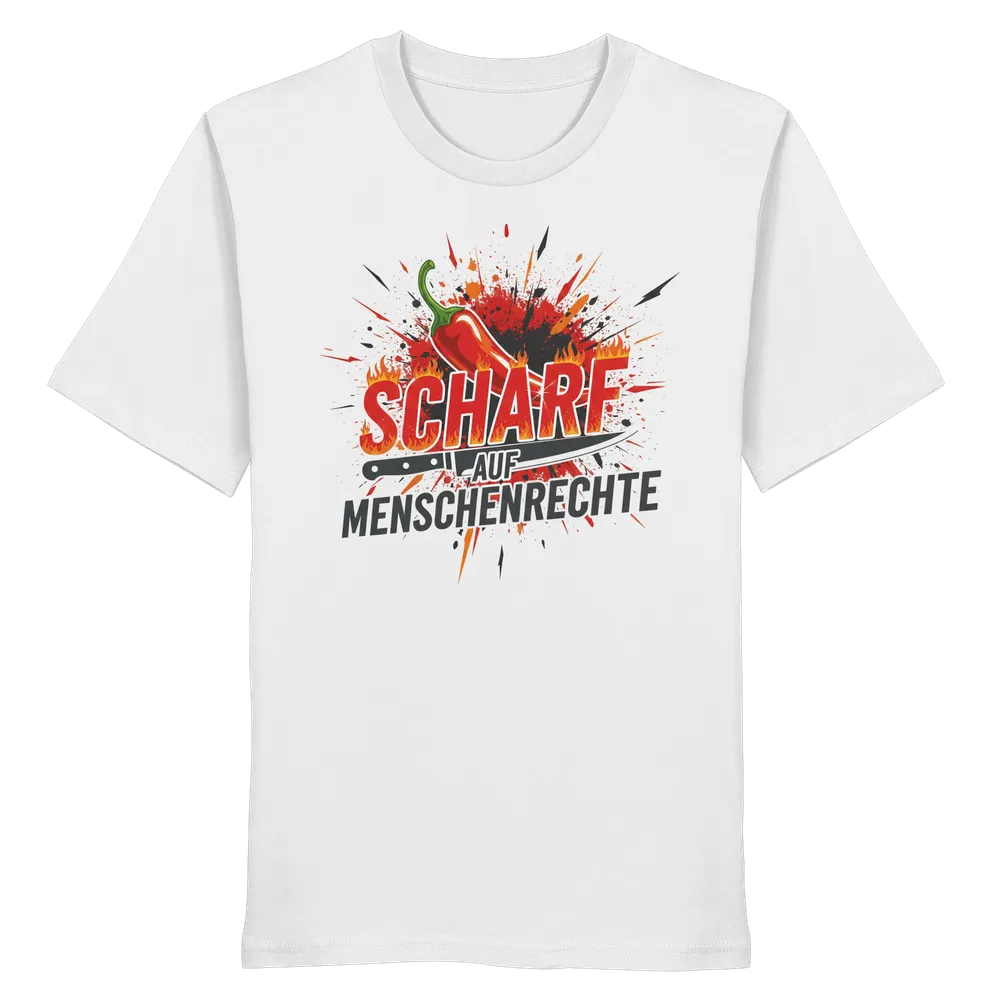 Scharf auf Menschenrechte - Demokratie — Shirt in White von Personal Paramedic
