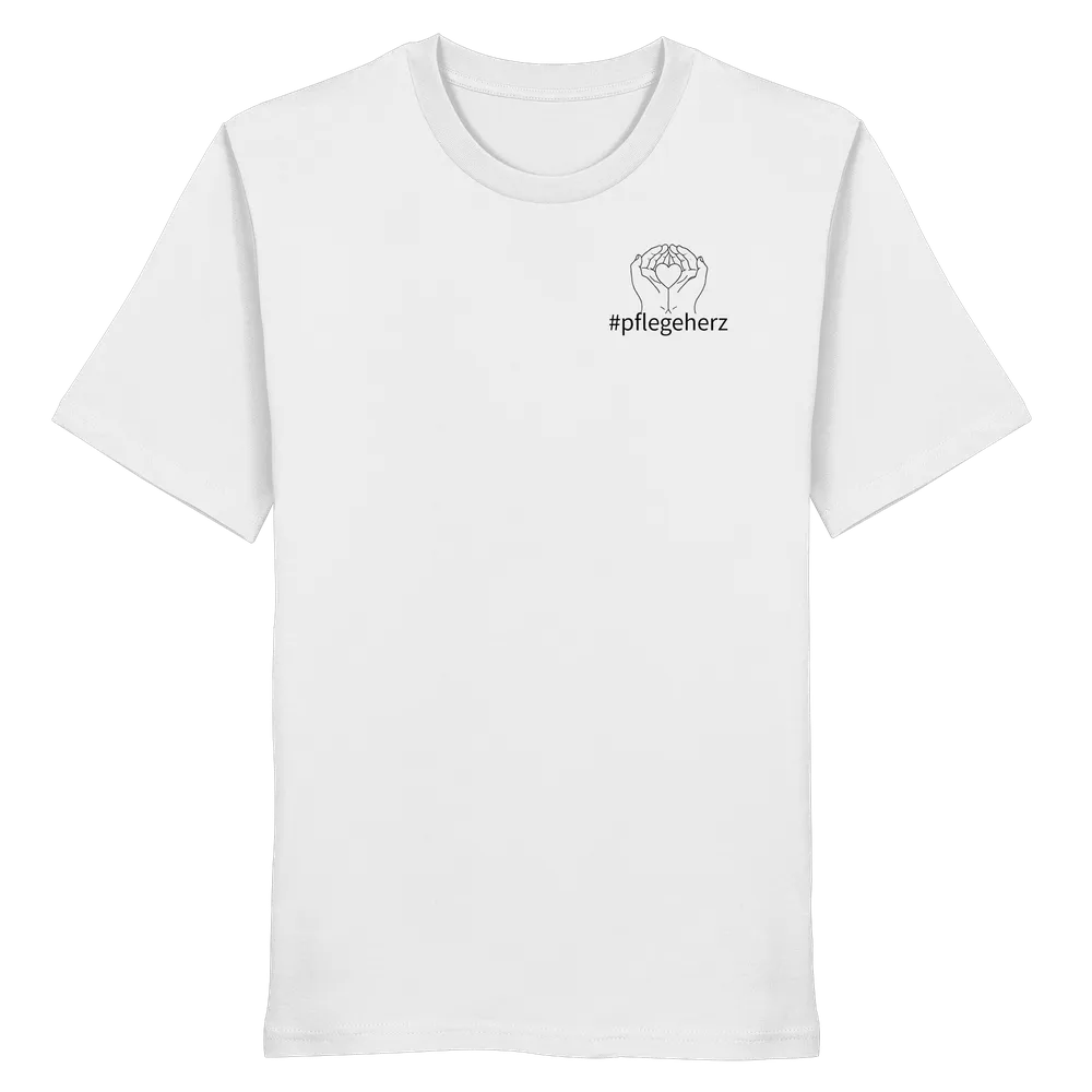 #pflegeherz - Pflegekraft — Shirt in White von Personal Paramedic