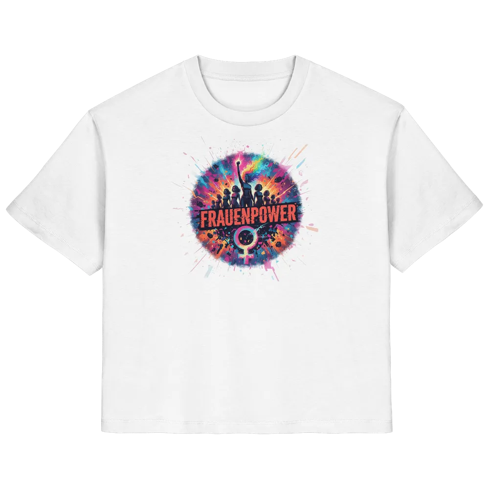 Frauenpower - Feminismus — Shirt (tailliert) in White von Personal Paramedic