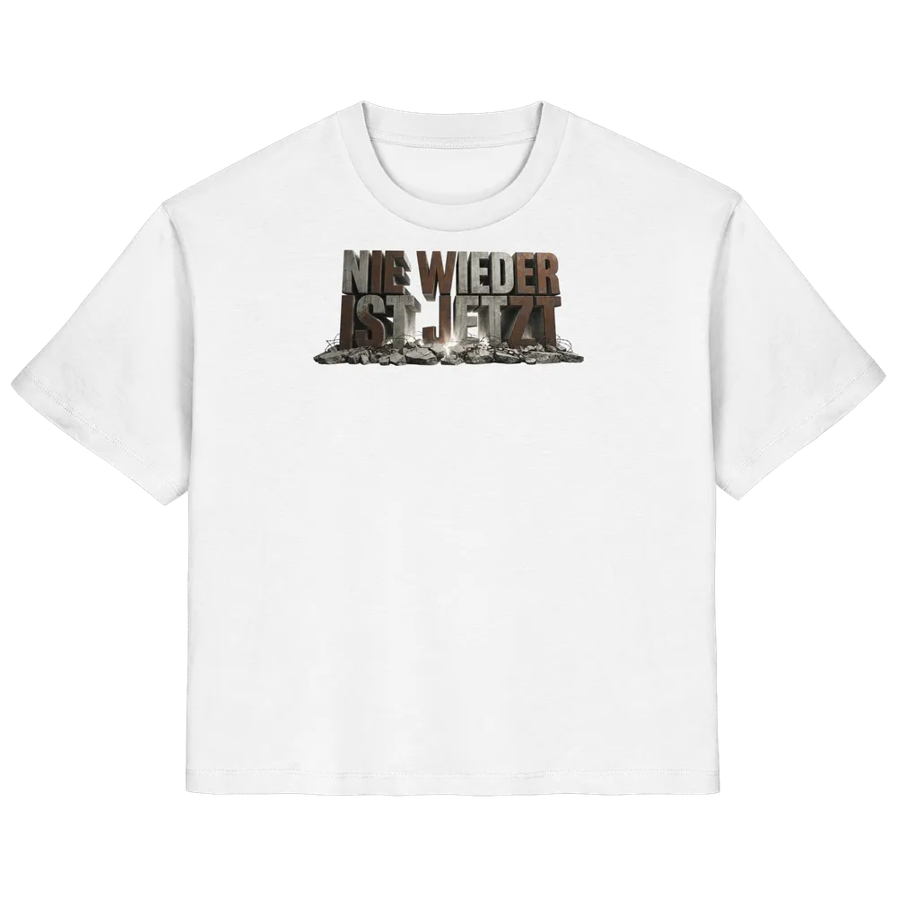 Nie wieder ist jetzt - Demokratie — Shirt (tailliert) in White von Personal Paramedic