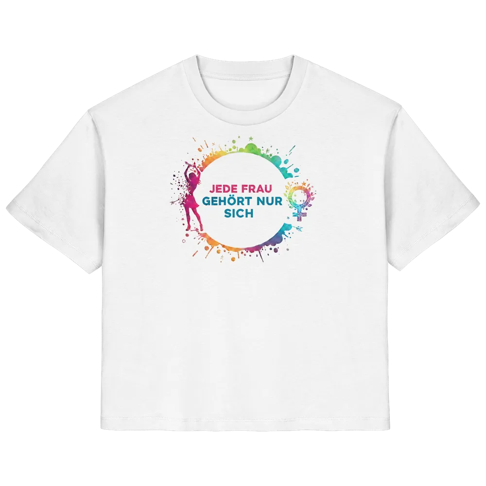 Jede Frau gehört nur sich - Feminismus — Shirt (tailliert) in White von Personal Paramedic