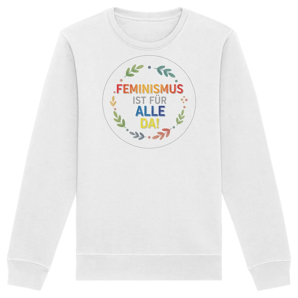 Feminismus ist für alle da — Sweatshirt in White von Personal Paramedic