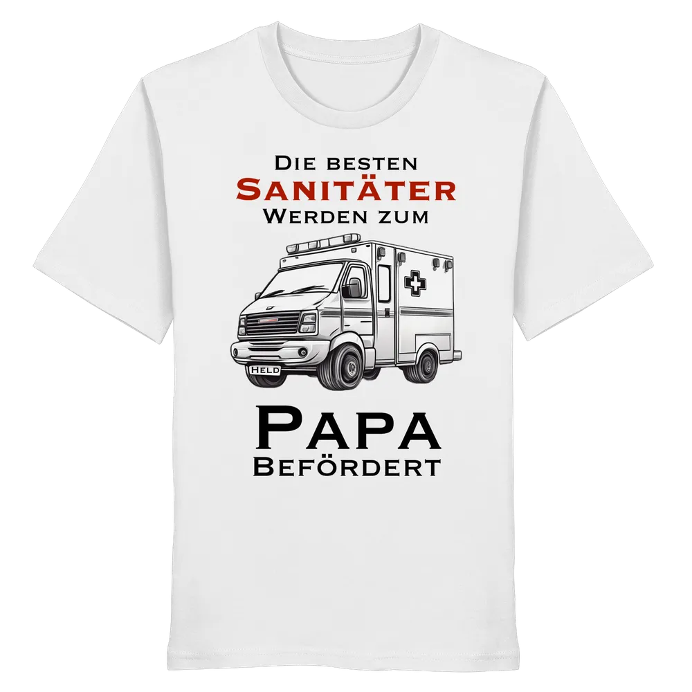 Die besten Sanitäter werden zum PAPA befördert - Rettungsdienst — Shirt in White von Personal Paramedic