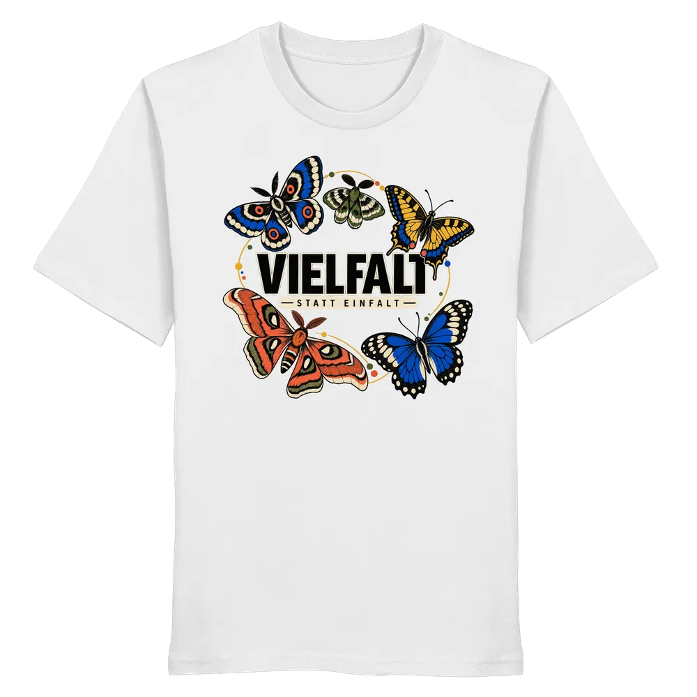 Vielfalt statt Einfalt — Organic Shirt in White von Personal Paramedic