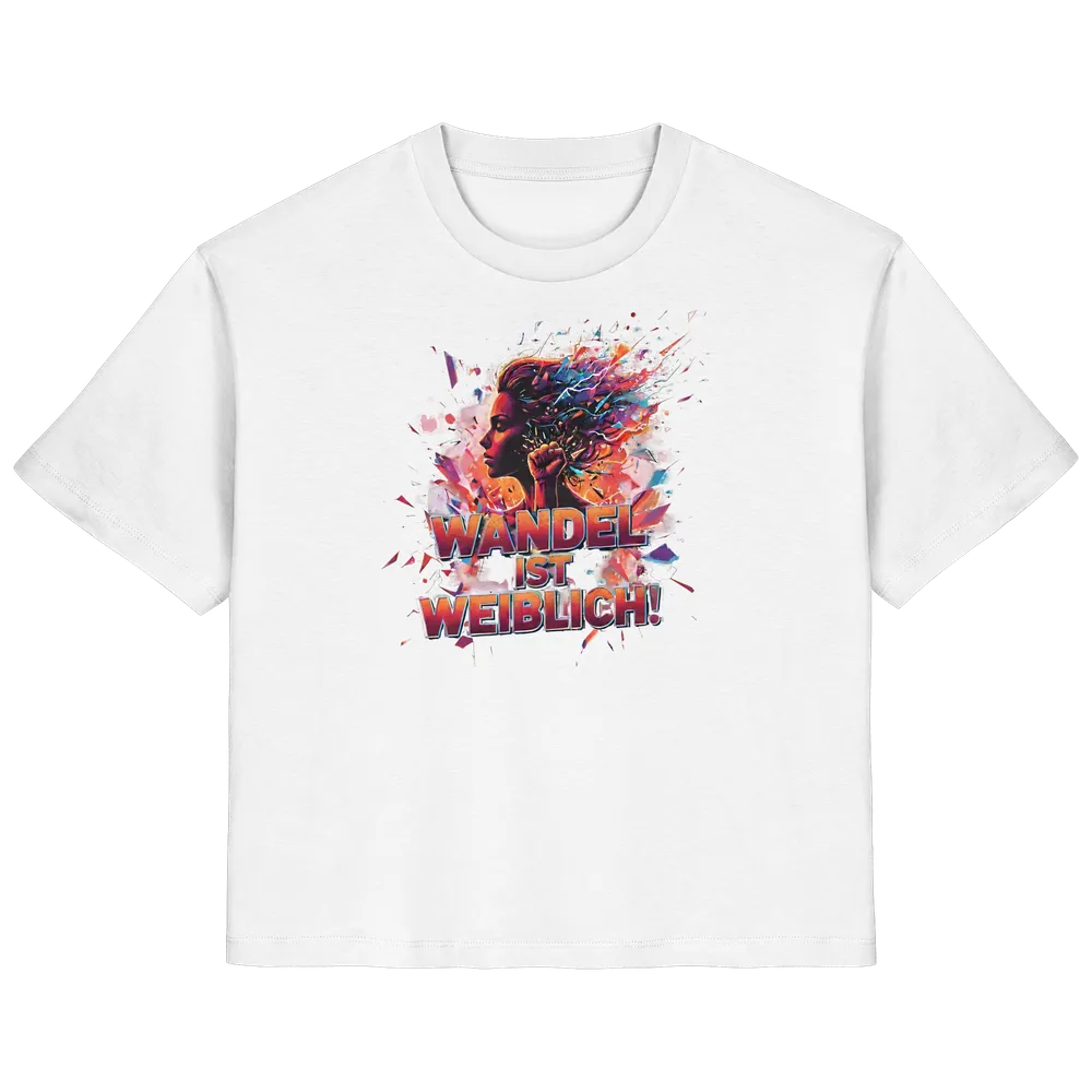 Wandel ist weiblich - Feminismus — Shirt (tailliert) in White von Personal Paramedic