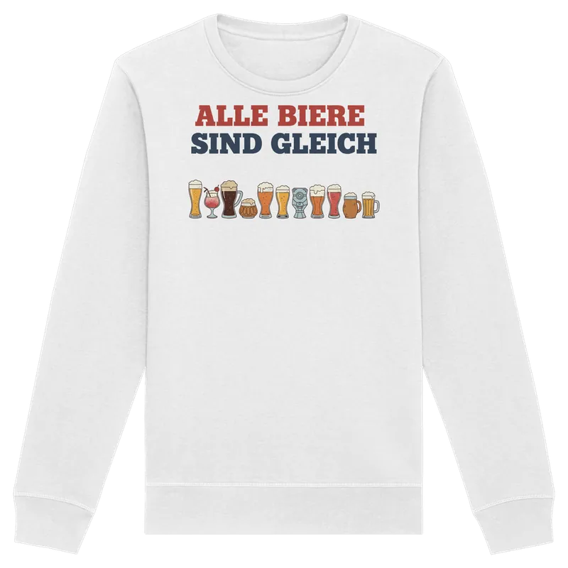 Alle Biere sind gleich - Demokratie — Sweatshirt in White von Personal Paramedic