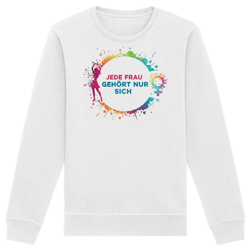Jede Frau gehört nur sich - Feminismus — Sweatshirt in White von Personal Paramedic