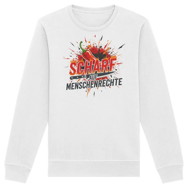 Scharf auf Menschenrechte - Demokratie — Sweatshirt in White von Personal Paramedic