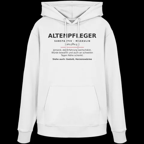 Altenpfleger — Organic Hoodie von Personal Paramedic