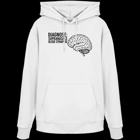 Diagnose: Supranasale Olingo Synapsie - Medizinhumor — Organic Hoodie von Personal Paramedic
