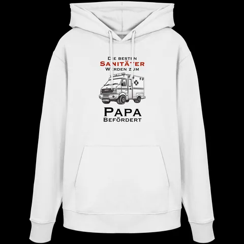 Die besten Sanitäter werden zum PAPA befördert - Rettungsdienst — Organic Hoodie von Personal Paramedic