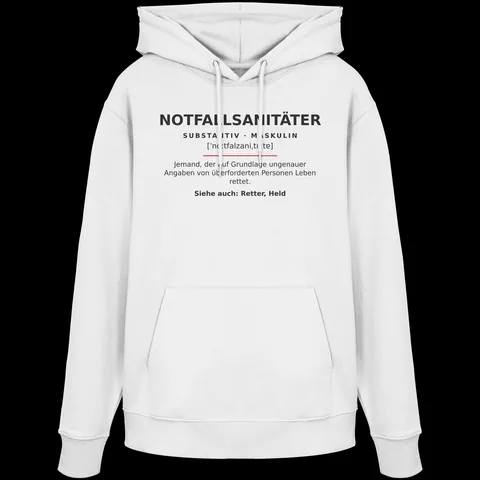 Notfallsanitäter - Rettungsdienst — Organic Hoodie von Personal Paramedic