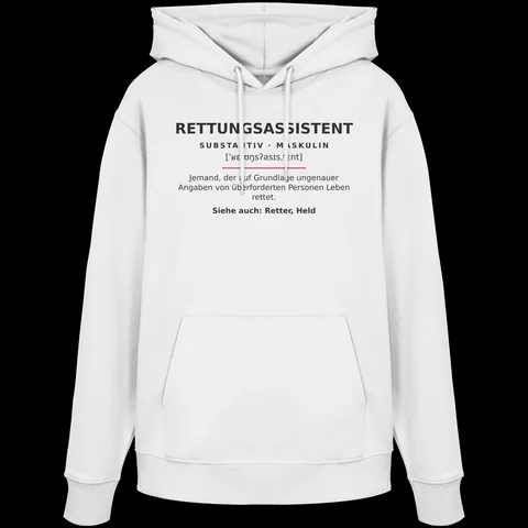Rettungsassistent - Rettungsdienst — Organic Hoodie von Personal Paramedic