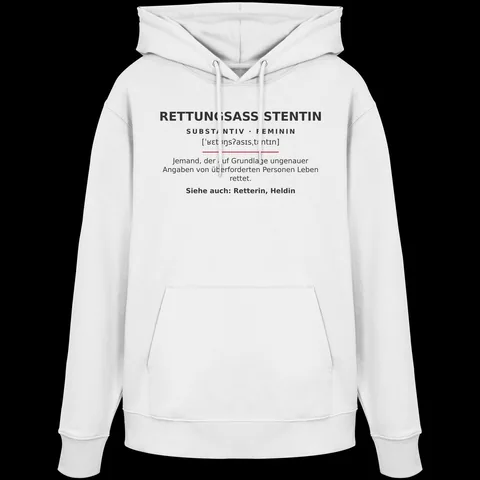 Rettungsassistentin - Rettungsdienst — Organic Hoodie von Personal Paramedic