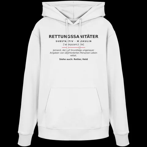 Rettungssanitäter - Rettungsdienst — Organic Hoodie von Personal Paramedic