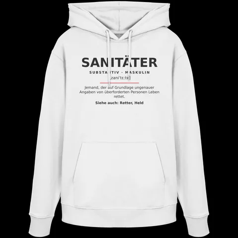 Sanitäter — Organic Hoodie von Personal Paramedic